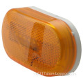 Oval LED Trailer Clearance (Side Marker Light With Reflector)